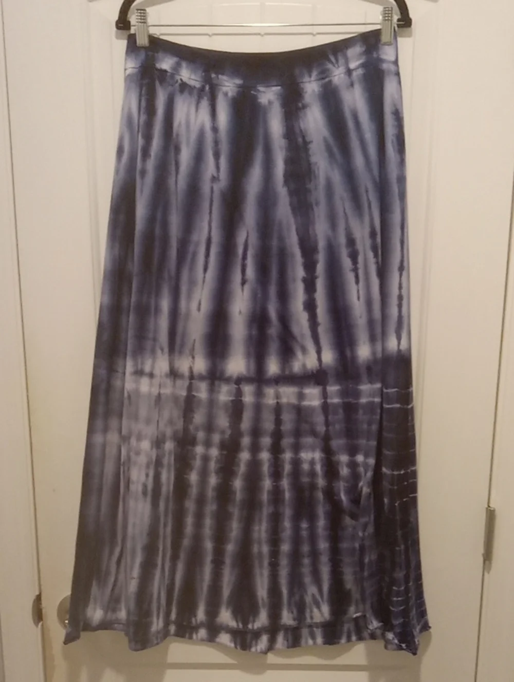 Tryst Indigo Tie-Dye Maxi Skirt